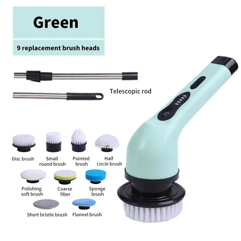 9-in-1 Electric Spin Scrubber