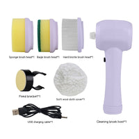 Electric Cleaning Brush 4-in-1