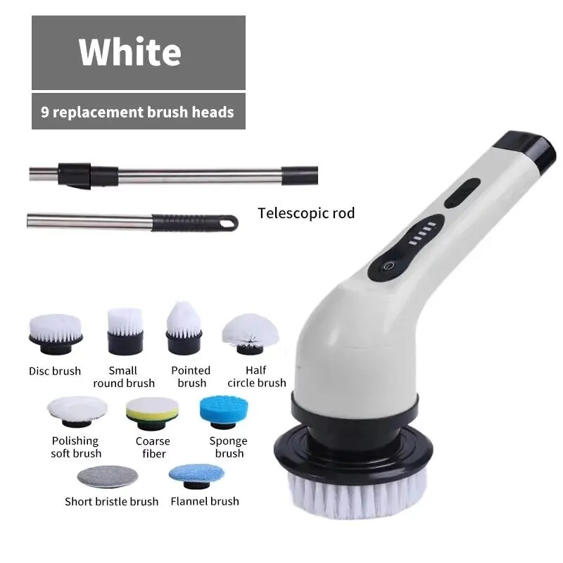 9-in-1 Electric Spin Scrubber
