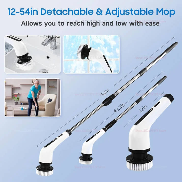 9-in-1 Electric Spin Scrubber